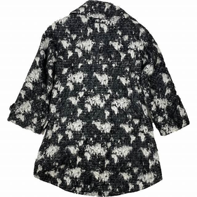 CHANEL 美品 14AW シャネル ココ地球ボタン 総柄 ツイード CHANEL 美品 14AW シャネル ココ地球ボタン 総柄 ツイード
