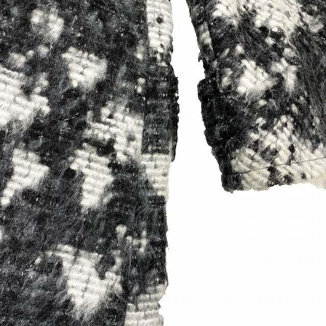 CHANEL 美品 14AW シャネル ココ地球ボタン 総柄 ツイード CHANEL 美品 14AW シャネル ココ地球ボタン 総柄 ツイード