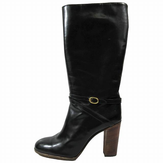 美品　タニノクリスチー　レディース　ロングブーツ　レザー　ジャッキーブーツ タニノクリスチー SIZE 35.5【レディース☆ロングブーツ/茶】 | 高級