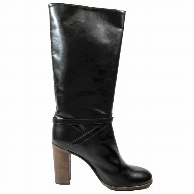 タニノクリスチー TANINO CRISCI ロングブーツ チャンキーヒール  