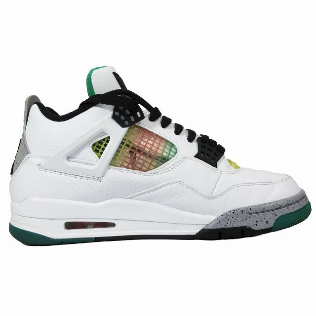 ナイキ NIKE WMNS AIR JORDAN 4 RETRO 27.0 WHITE BLACK-UNIVERSITY RED LUCID GREEN AQ9129-100/1 レディース メンズ ☆AA★｜vectorpremium｜04