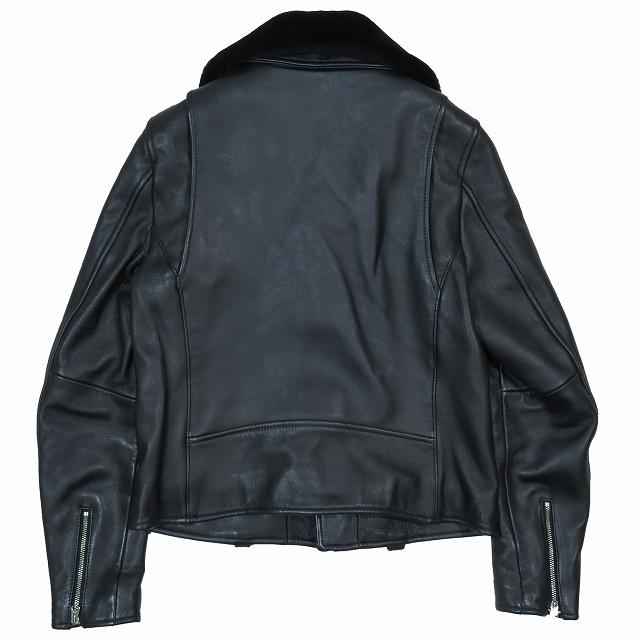 美品 フリークスストア FREAKS STORE 羊革 ラムレザー ダブル 