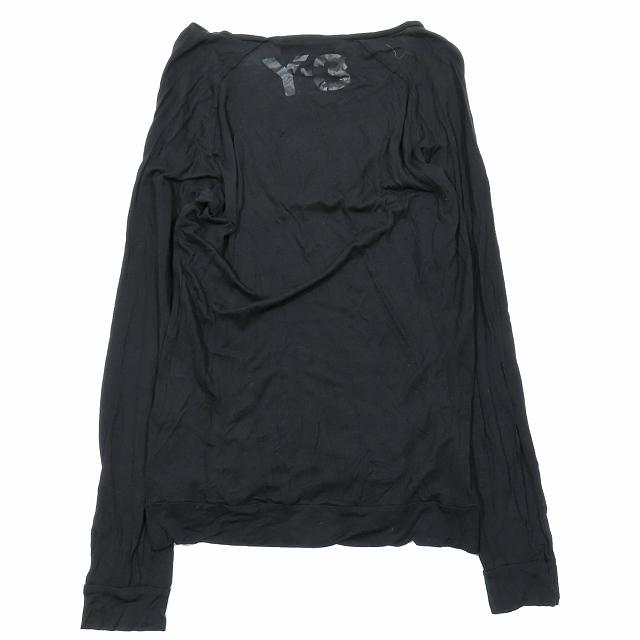 ワイスリー Y-3 ヨウジヤマモト アディダス YOHJI YAMAMOTO adidas Tシャツ 長袖 ロングスリーブ バックロゴ ラウンドネック｜vectorpremium｜02