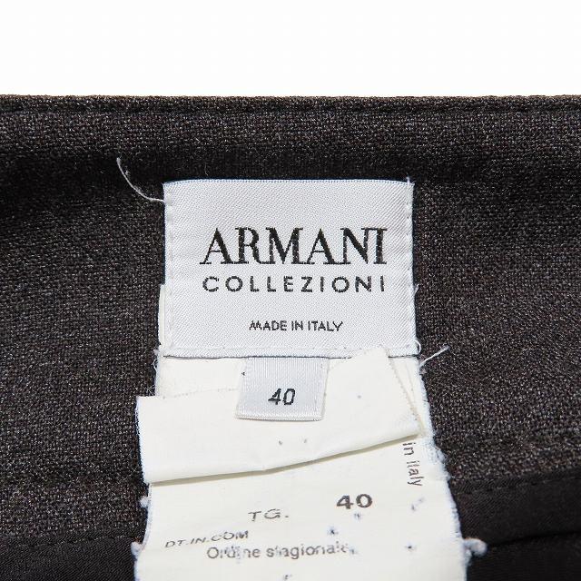 アルマーニ コレツィオーニ ARMANI COLLEZIONI ボックスプリーツ 