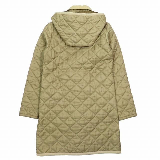 ラベンハム LAVENHAM ハルステッド フード付き ロングキルティング  