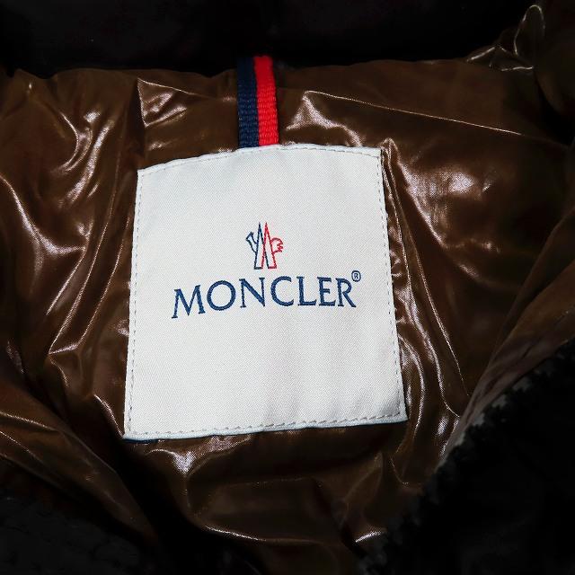 モンクレール MONCLER モカシン MOKACINE ロング ダウンコート アウター ベルト付き  49347 ダークブラウン サイズ2 レディース YBA2｜vectorpremium｜05