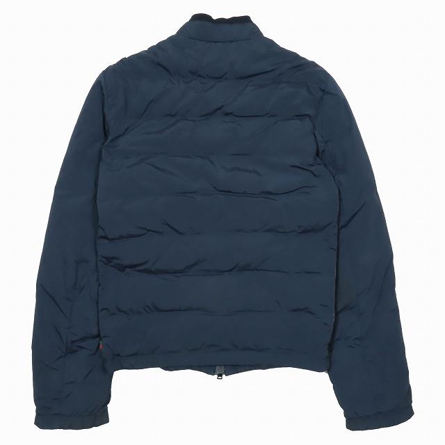 プラダ PRADA レザー切替 ダウンジャケット ブルゾン アウター MA-1  