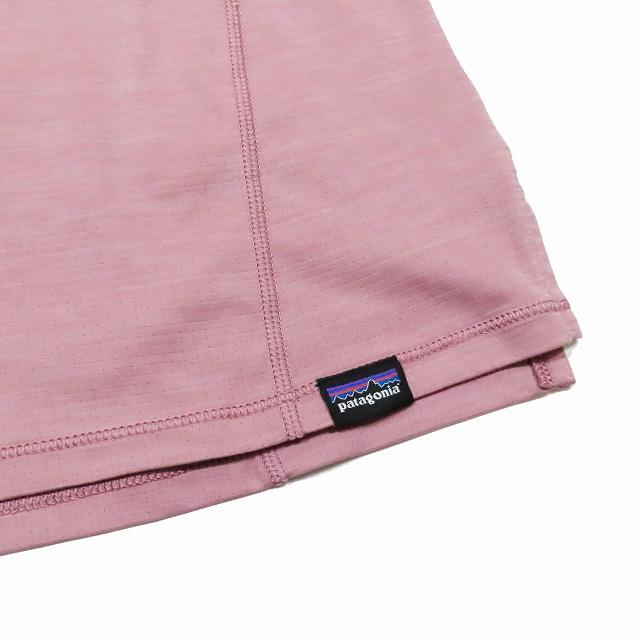 パタゴニア Patagonia capilene cool lightweight キャプリーン クール ライトウェイト 半袖 Tシャツ ラウンドネック カットソー XS ピンク｜vectorpremium｜05