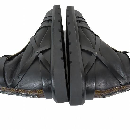 ルイヴィトン★キャンバスレザー切替 モノグラム総柄 パンプス(36) ルイヴィトン☆キャンバスレザー切替 モノグラム総柄 パンプス(36)