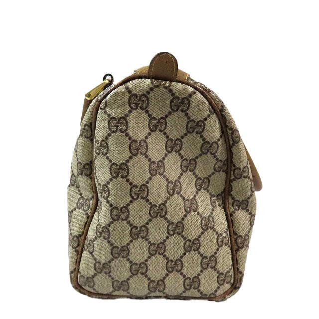✨美品✨GUCCI シェリーライン GG レザー ボストンバッグ ブラウン GUCCI（グッチ） 極 美品 オールドグッチ ヴィンテージ シェリーライン