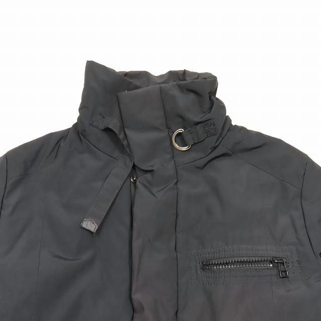 バーバリー 中綿コート ノバチェック ポリエステル 黒 ブラック L〜XL相当 BURBERRY LONDON(バーバリーロンドン) Nova Check Lining Polyester