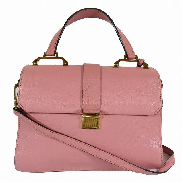 ミュウミュウ miumiu マドラス 2WAY レザー ハンドバッグ ショルダー 