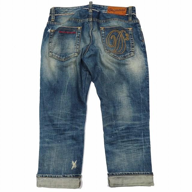 DSQUARED2（ディースクエアード） デニム ジーンズパンツ クロップド丈