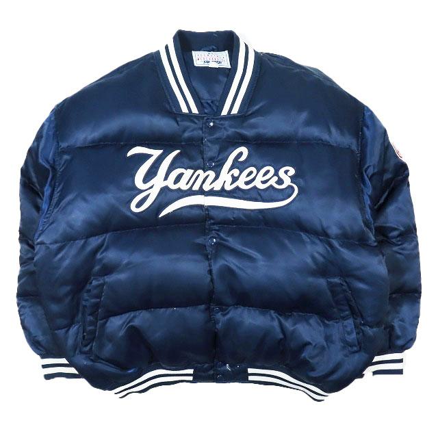 Perushu Yankees スタジャン ネイビー/ブラウン Perushu MLBコラボ