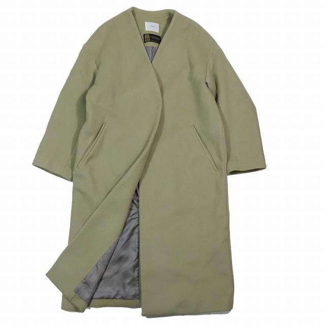 イエナ IENA MANTECO ウール ノーカラーコート アウター ロング