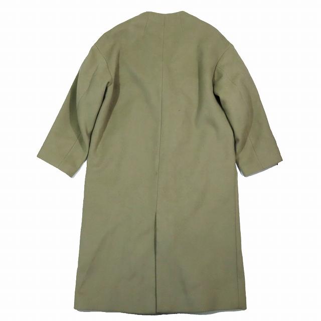 イエナ IENA MANTECO ウール ノーカラーコート アウター ロング