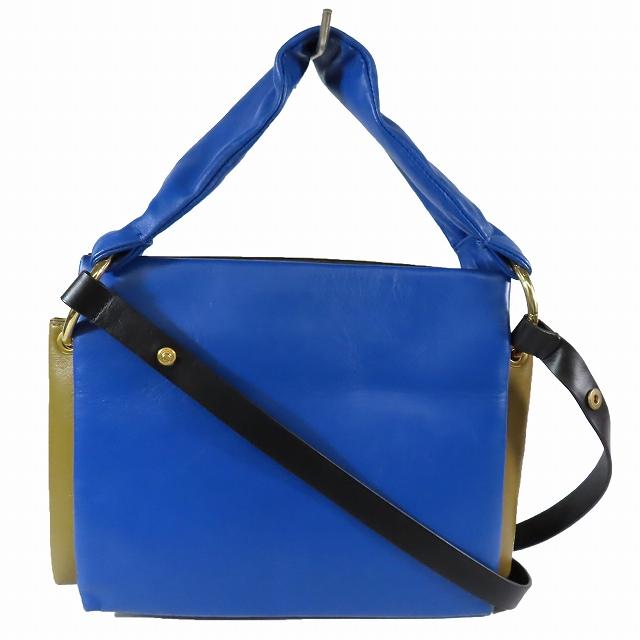 MARNI マルニ カラーブロック バイカラー 2WAY ハンドバック 