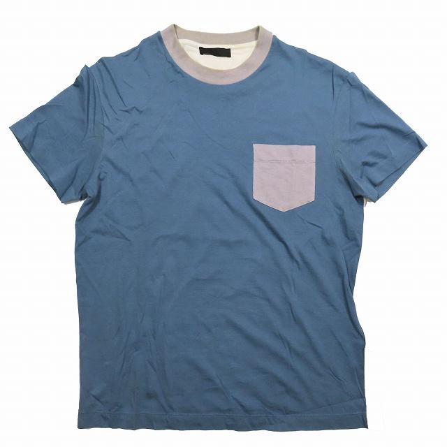 PRADA プラダ カラーブロック ポケット Tシャツ カットソー トップス  