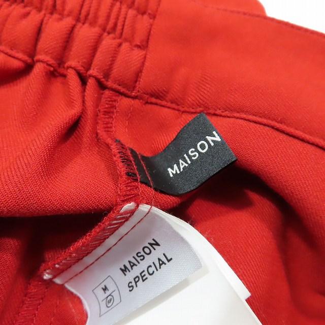 メゾンスペシャル MAISON SPECIAL ワイド ストレート イージーパンツ