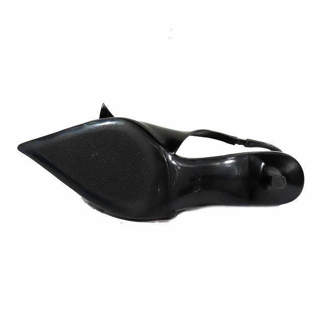 ZARA ザラ リボンモチーフ エナメルフィニッシュ ヒールシューズ ZARA ザラ リボンモチーフ エナメルフィニッシュ ヒールシューズ
