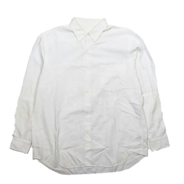 COMOLI コモリ 白 スタンドカラー長袖シャツ サイズ1（定番で最高  