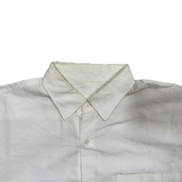 美品 サイズ2 20ss コモリシャツ白comoli