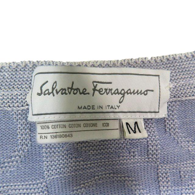 【美品】サルヴァトーレフェラガモ フラワープリント 長袖ニット M FERRAGAMO（フェラガモ） 【美品】Salvatore Ferragamo サルヴァトーレ