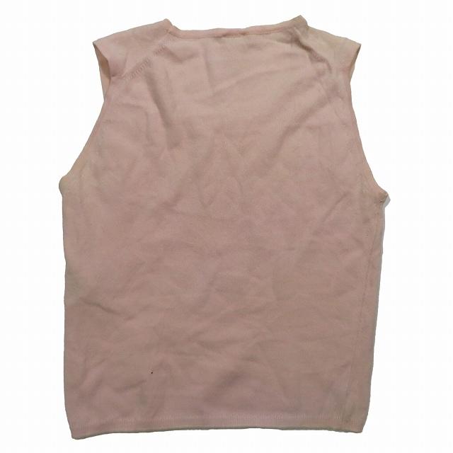 大人気CHANELカシミヤ100 ノースリーブニット 【公式通販】