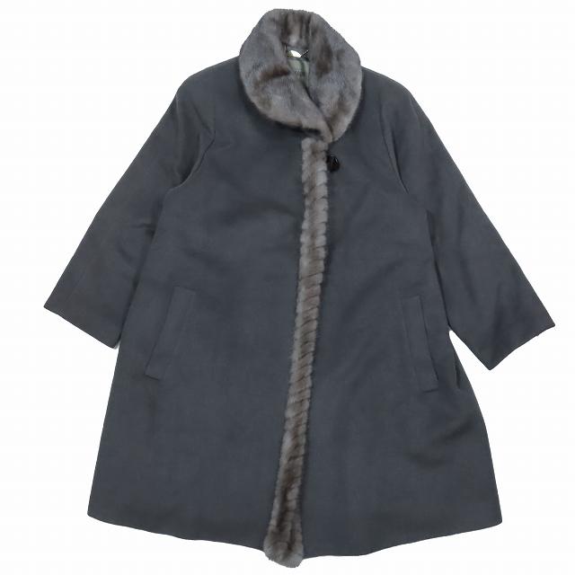 GARBO ガルボ アンゴラ カシミヤ混 ミンクファー コート GARBO ガルボ アンゴラ カシミヤ混 ミンクファー コート