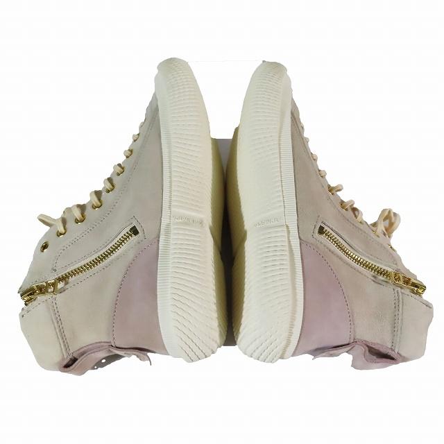 極美品 スピングルムーブ SPINGLE MOVE SP-1808 Beige サイドジップ 