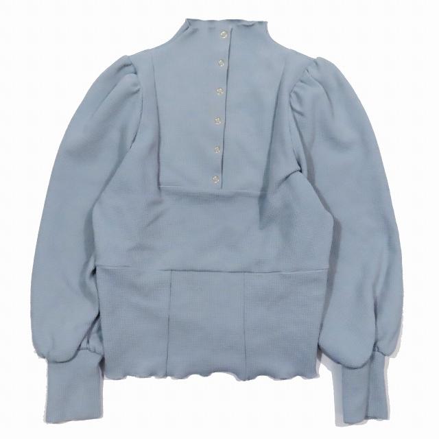 ルビーアンドユー RUBY AND YOU ワッフル ハーフボタン プルオーバー  