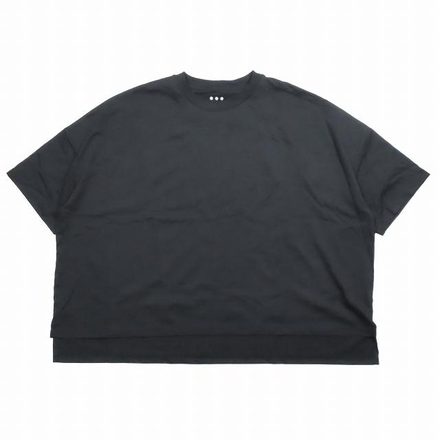 スリードッツ three dots パウダリーコットン ワイドTシャツ トップス  