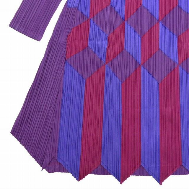 美品 17AW プリーツプリーズ PLEATS PLEASE イッセイミヤケ パッチ  