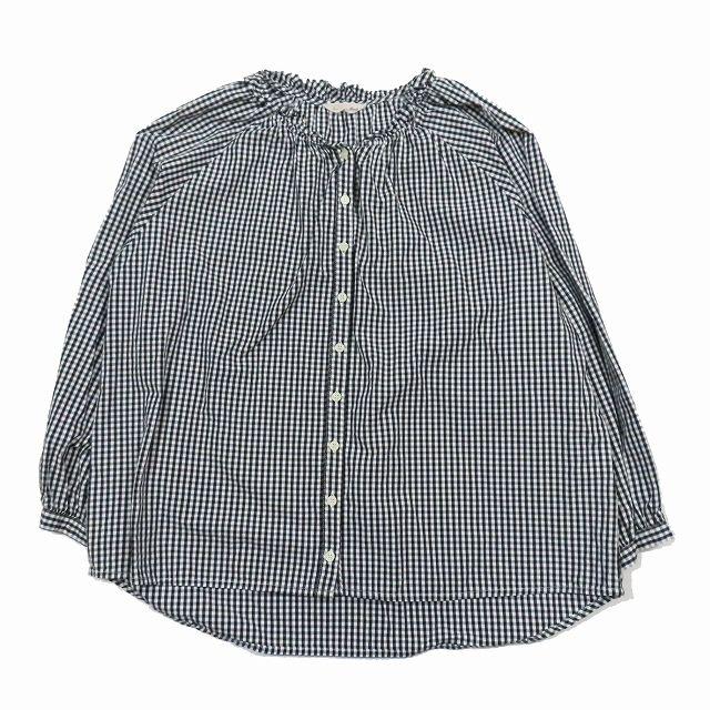 サマンサモスモス★sm2★ゆったり⋆前開きギンガムチェックブラウス Samansa Mos2 美品 サマンサモスモス SM2 ギンガムチェック