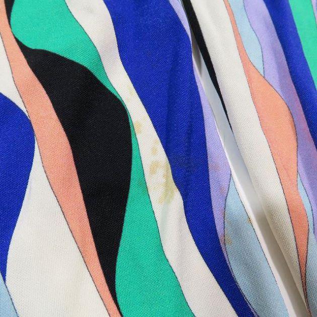 エミリオプッチ EMILIO PUCCI タイト ワンピース ストレート 膝丈 総柄  