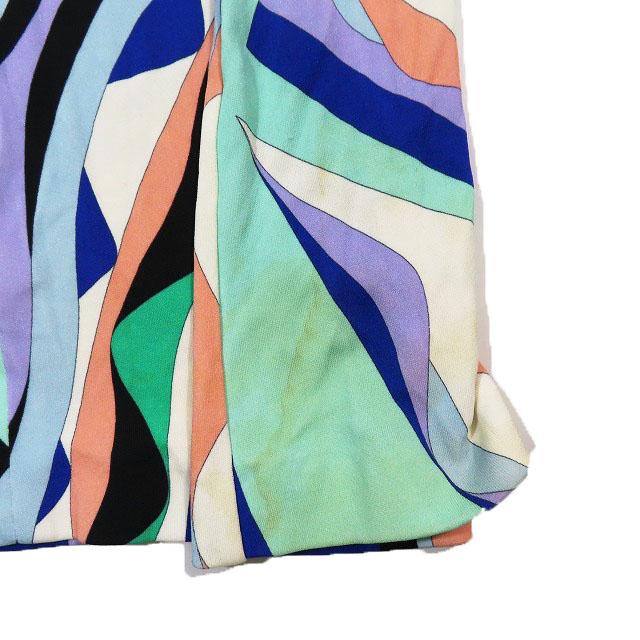 エミリオプッチ EMILIO PUCCI タイト ワンピース ストレート 膝丈 総柄  