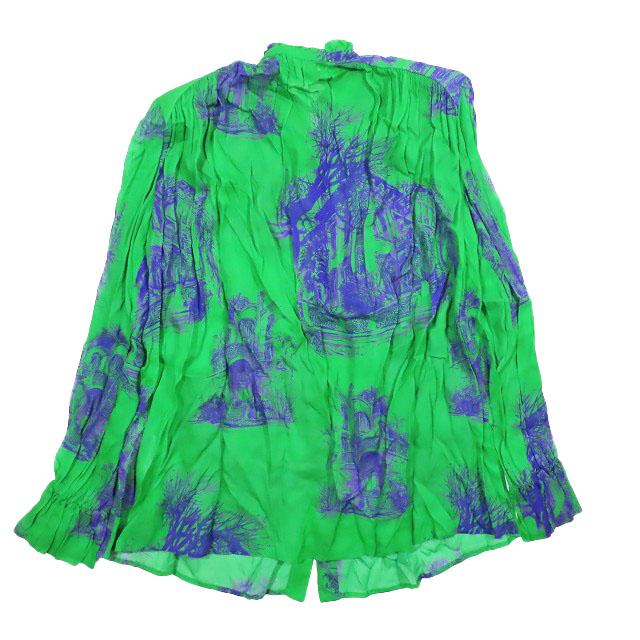 MSGM 長袖 花柄トップス 緑 M〜L MSGM 長袖 花柄トップス 緑 M〜L