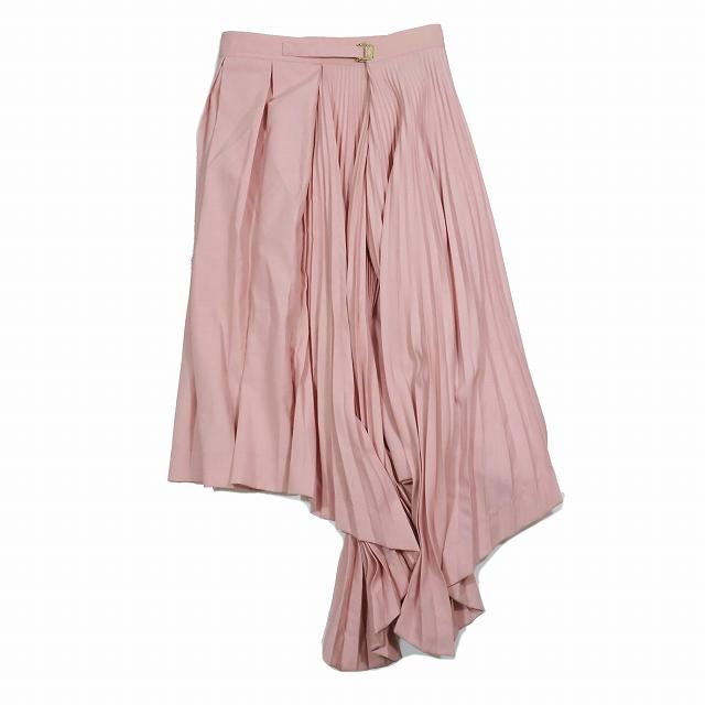美品 18SS セリーヌ CELINE フィービー期 アシンメトリー プリーツ 