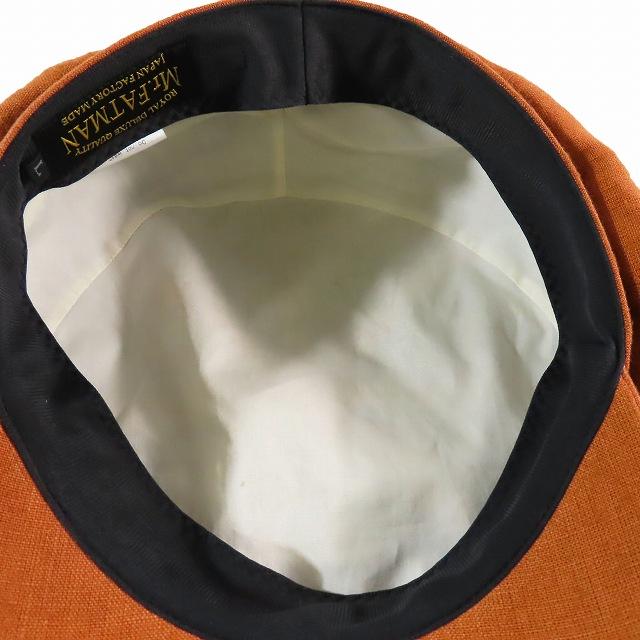 Mr.FATMAN ミスターファットマン リネン100% ニュースボーイ キャップ