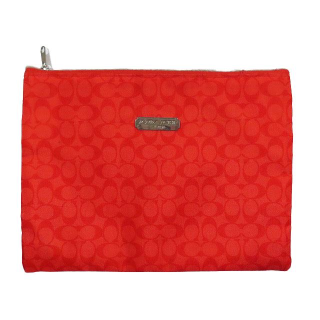 COACH コーチ シグネチャー ポーチ クラッチバッグ 総柄 カバン COACH コーチ シグネチャー ポーチ クラッチバッグ 総柄 カバン