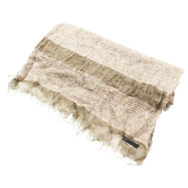 ファリエロサルティ Faliero Sarti ミックス調 切替 ストール マフラー