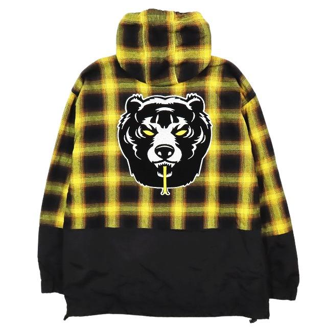 ミシカ MISHKA チェック柄 アノラック パーカー ジャケット ブルゾン 