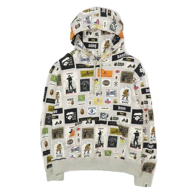 A BATHING APE アベイシングエイプ MULTI LABEL RELAXED FIT A BATHING APE アベイシングエイプ MULTI LABEL RELAXED FIT