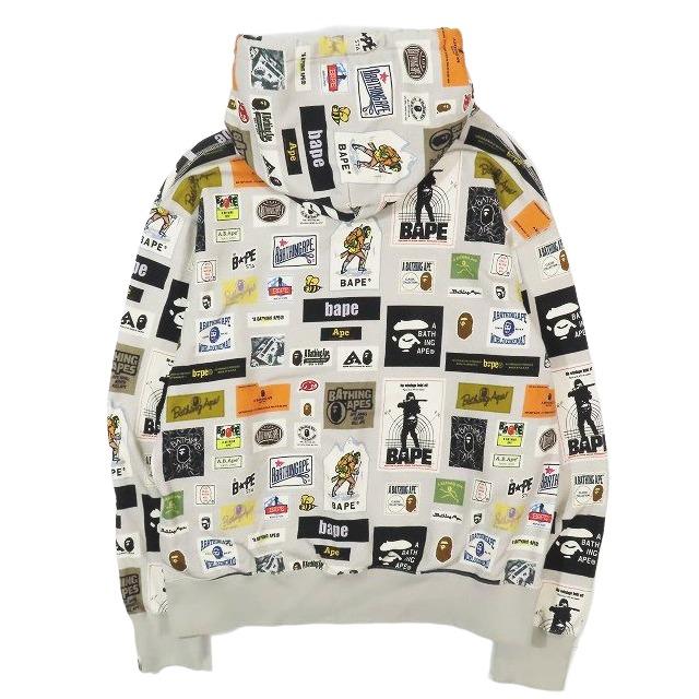 A BATHING APE アベイシングエイプ MULTI LABEL RELAXED FIT A BATHING APE アベイシングエイプ MULTI LABEL RELAXED FIT