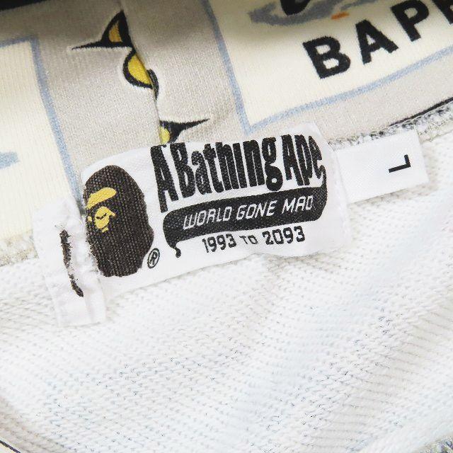 A BATHING APE アベイシングエイプ MULTI LABEL RELAXED FIT A BATHING APE アベイシングエイプ MULTI LABEL RELAXED FIT