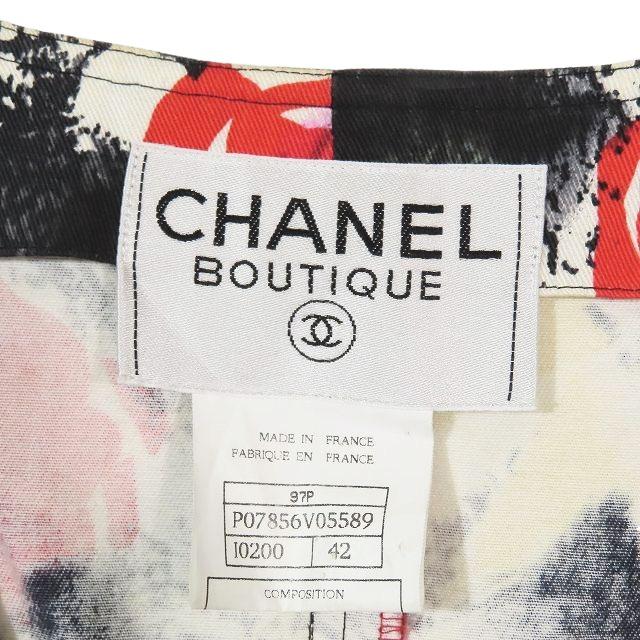 CHANEL 美品 90s ヴィンテージ シャネル Vintage 97P ワンピース 花柄 