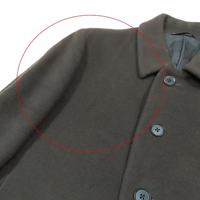 16AW ジョセフオム JOSEPH HOMME ウール ステンカラーコート ロング