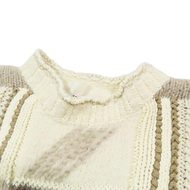 美品 23aw トゥデイフル TODAYFUL Geometric Hand Knit ジオ