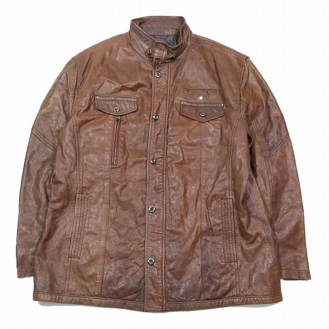 INTERMEZZO インターメッツォ ラムレザー　羊革　ジャケット　カーコート インターメッツォ INTERMEZZO 羊革 ラムレザー シープスキン