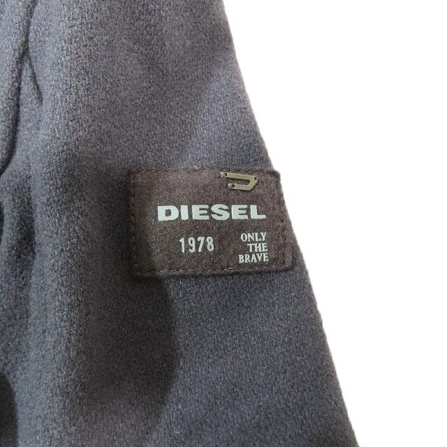 DIESEL（ディーゼル） ウール ラムレザー Pコート ピーコート ミドル